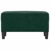 Bench In Dark Green 70 X 35 X 41 Cm Velvet