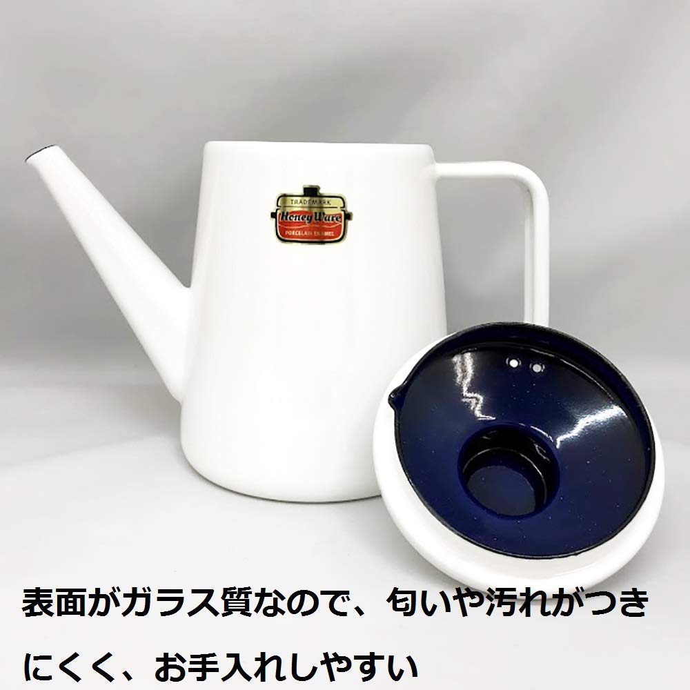 Fuji Enamel Drip Pot, Solid, 1.0L, Red, SD-1.0DP R