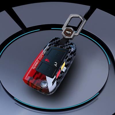 4 Buttons ABS Car Key Case Cover Shell For VW Volkswagen Golf 7 MK7 Tiguan MK2 For Seat Ateca Leon FR Ibiza For Skoda Octavia