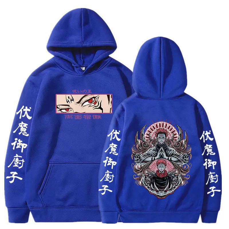 Anime Jujutsu Kaisen Hooded Ryomen Sukuna Hoodie