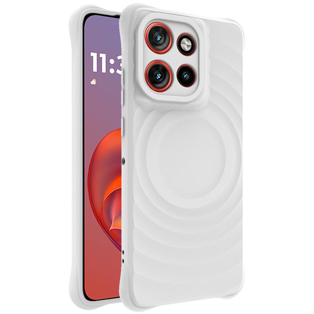 

Серия IMAK UC-6 для Motorola Thinkphone 25 5G/Moto S50 5G/Edge 50 Neo 5G Чехол Текстура капли воды Нескользящая Матовая TPU накладка Matte White