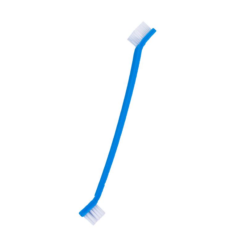 Pet Double Head Toothbrush for Dogs and Cats - Long Handle Oral Care Tool