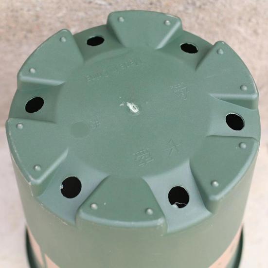 Plastic Gallon Flowerpot Flower Planter Basket Nursery Pot Balcony Decoration