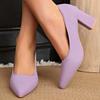 Dámské boty Mělké Dámské vysoké podpatky Módní Nadměrná velikost Jednobarevné Kancelář a Kariéra Sexy Boty na podpatku se špičatou špičkou Dámské