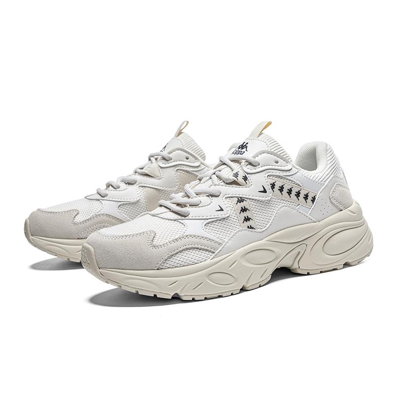 Kappa Fabric Synthetic Leather Retro Versatile Non-Slip Wear-Resistant Breathable Lightweight Low-Top Dad Shoes Women sneakers K0DZ5MC24-024