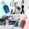 Smart Key TPU Compatible with Toyota Custom Parts for Women [MKMC] Case, Material, Prius, Alphard, Vellfire, Crown, Harrier, (Crystal Blue)