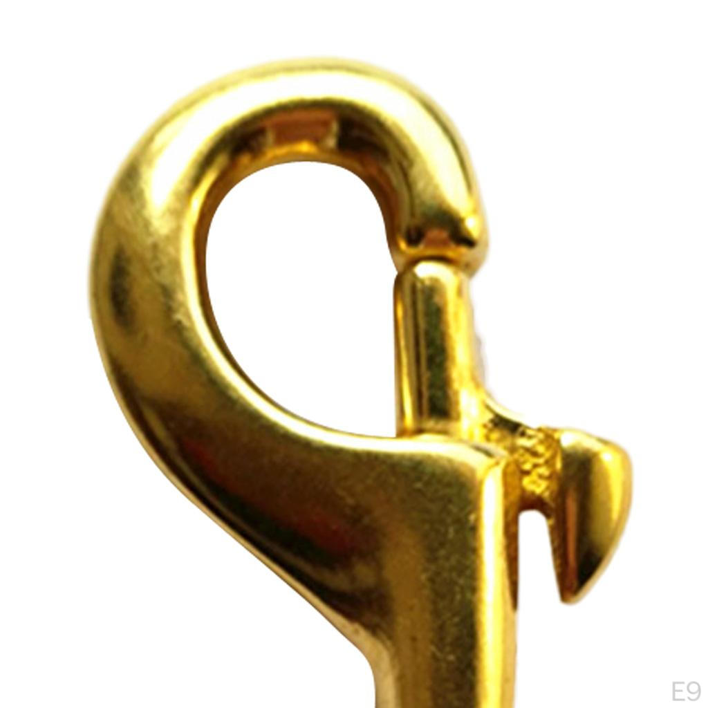 Massiver Messing Schwenkkarabinerhaken Halter Kette
