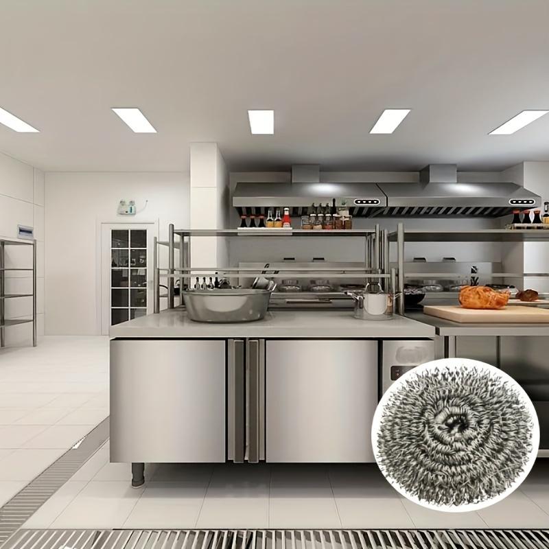 4Pcs/set Stainless Steel Cleaning Sponge for Scrubbing Pots and Pans.