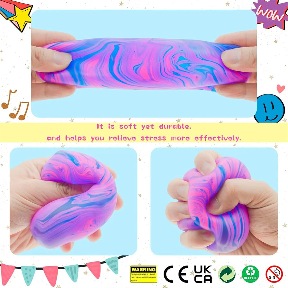 Newschylling Needoh Cubo Carino, Giocattoli Sensoriali, Blocchi Antistress, Puzzle per Alleviare lo Stress, Scarico della Pressione, Souvenir Per Bambini