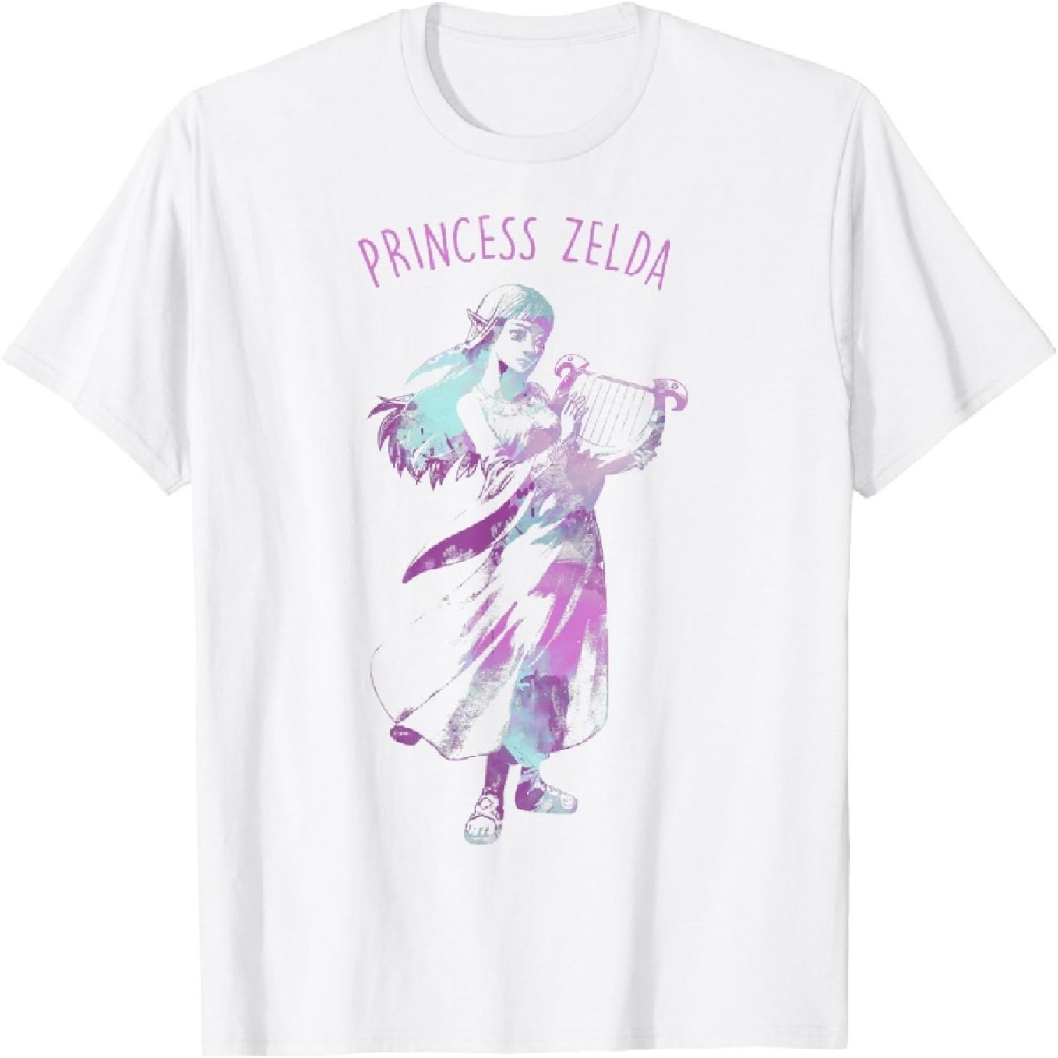 The Legend of Zelda Princess Watercolor Portrait T-Shirt S