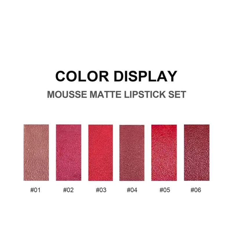 HANDAIYAN - Mousse Matte Lipstick 6 Colors Set