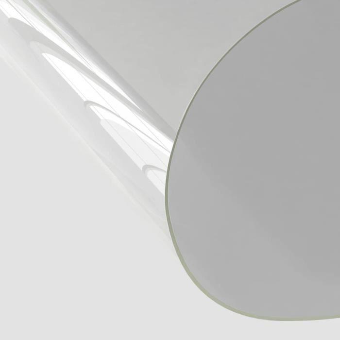 Protecteur de table - Transparent - 200x100 cm - 2 mm - PVC - Imperméable et lavable