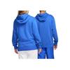 Nike Solid Color Drawstring Hooded Sweatshirt Unisex tops Blue BV2654-480