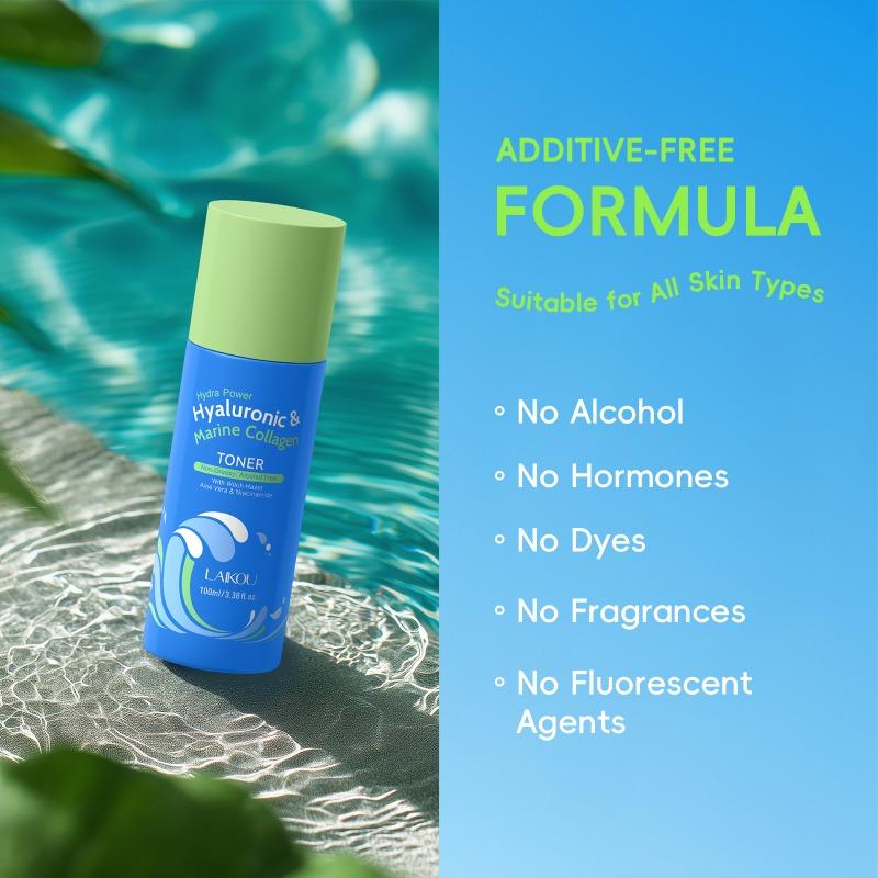 LAIKOU Hyaluronic Collagen Toner 100ml, No Additives