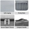 Removable Partitions Glasses Organizer Adjustable Slot Sunglass Storage Pouch