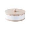 Household Snacks Serving Tray with Lid Multi Sectional Snack Bowls Food Container Box for Storing Dried Fruit Nuts Candy Cookies