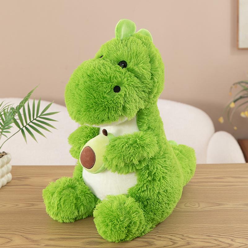 

Плюшевая подушка-кровать в виде динозавра-авокадо - Большая детская кукла для сна, игрушка и подарок на день рождения 30cm зелёный