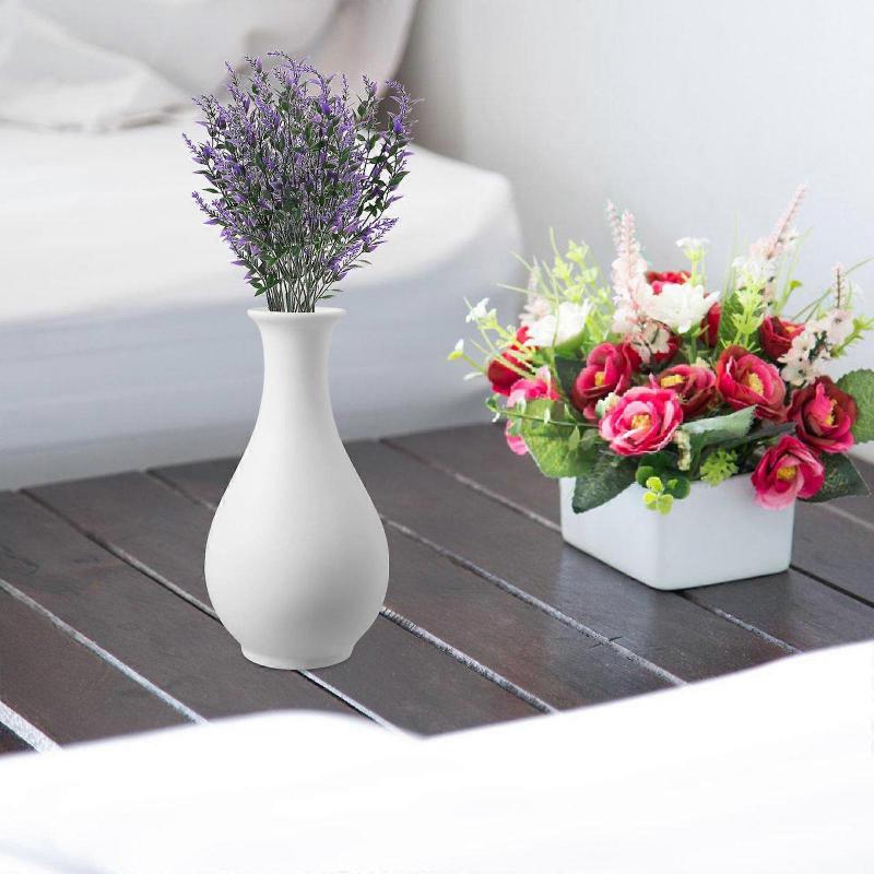 Artificial Lavender Purple Lavender Stems for Decoration 15Pcs Fake Flower