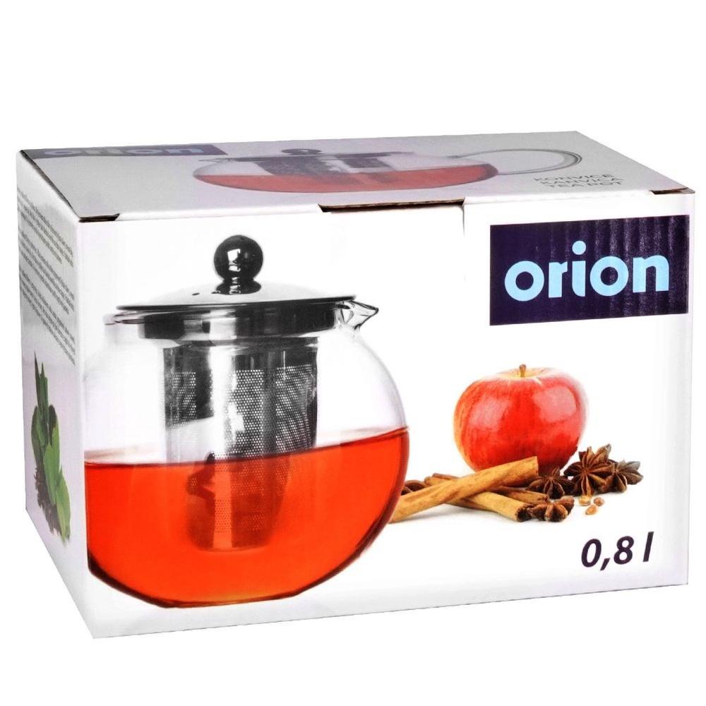 Heat-resistant Glass Teapot with Infuser 800 Ml