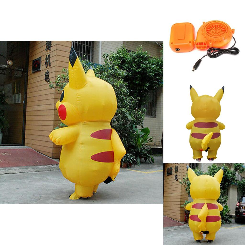 Entzückendes Pikachu Cosplay-Kostüm für Kinder mit wasserdichtem Material und kompakter Aufbewahrung