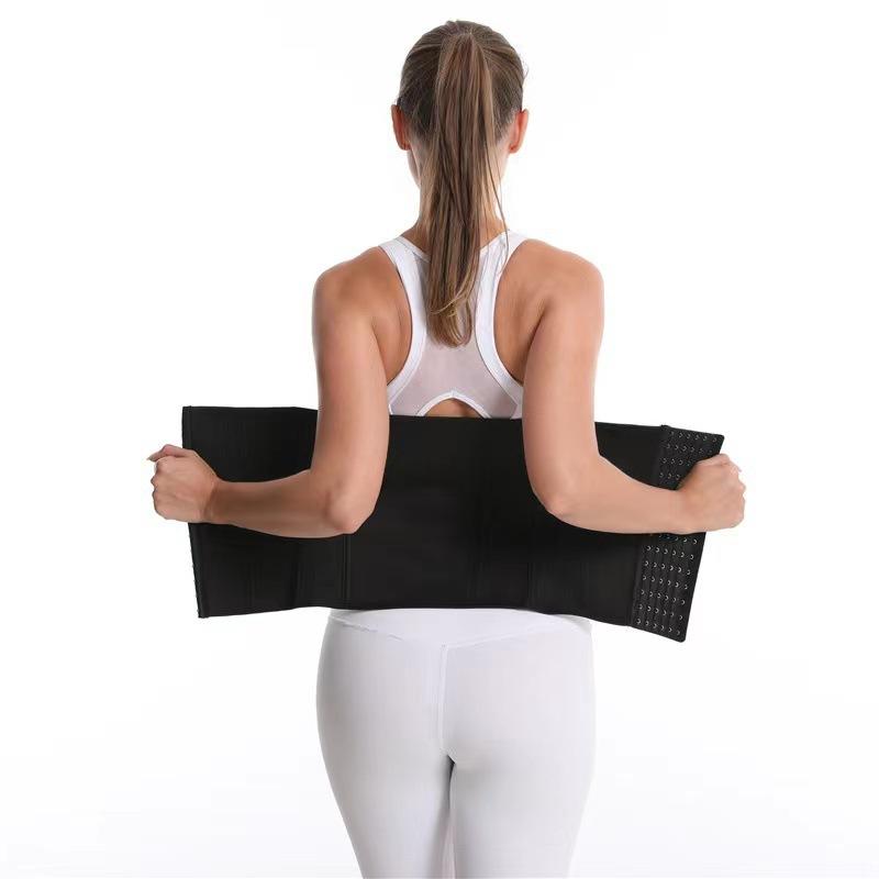 Six-breasted Neoprene Girdle Sports Fitness Waist Training Corset Postpartum Girdle Tummy Tuck