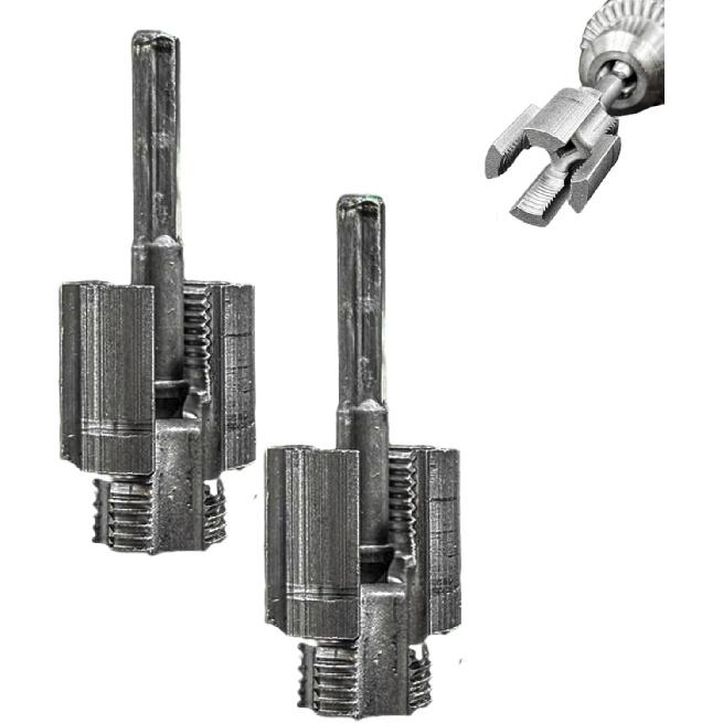 Integrated Internal & External Pipe Threading Tool, 1/2" 3/4" Dual-Purpose Pipe Threader, Electric Drill Compatible Pvc Pipe Threader Kit, Universal