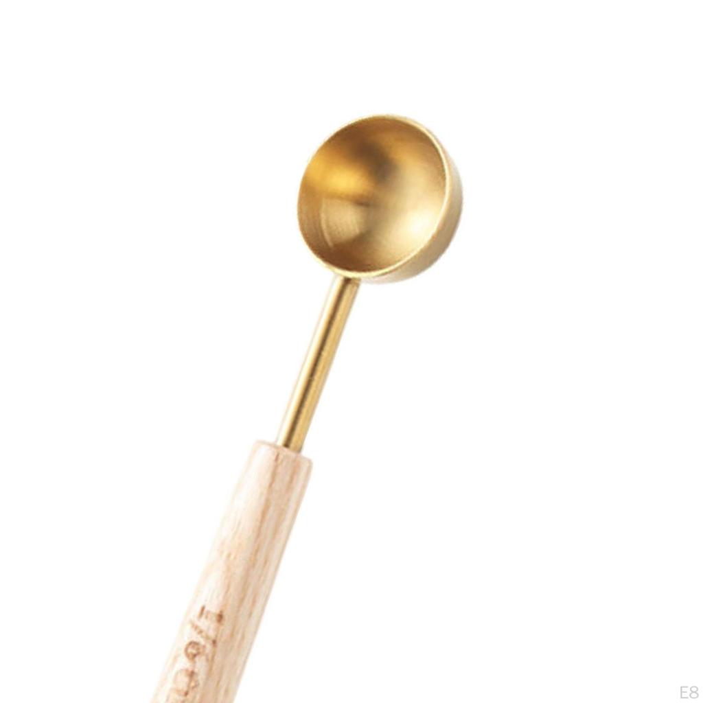 Coffee Measuring Spoon ,Baking Seasoning Spoon, Kitchen Utensil, Wood Handle, Measure Tool
