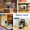 Wall Mounted Metal Donation Box with Lock and Key Safe Outside Cash Drop Box Easy Install for Wall Door Outdoor Cash Box