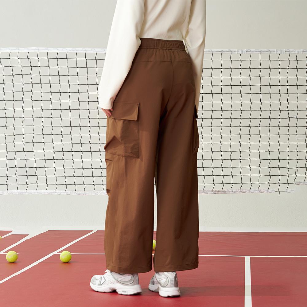 Reebok Classic Comfortable Woven Sports Cargo Pants Women pants Brown 24FRC602WGBR