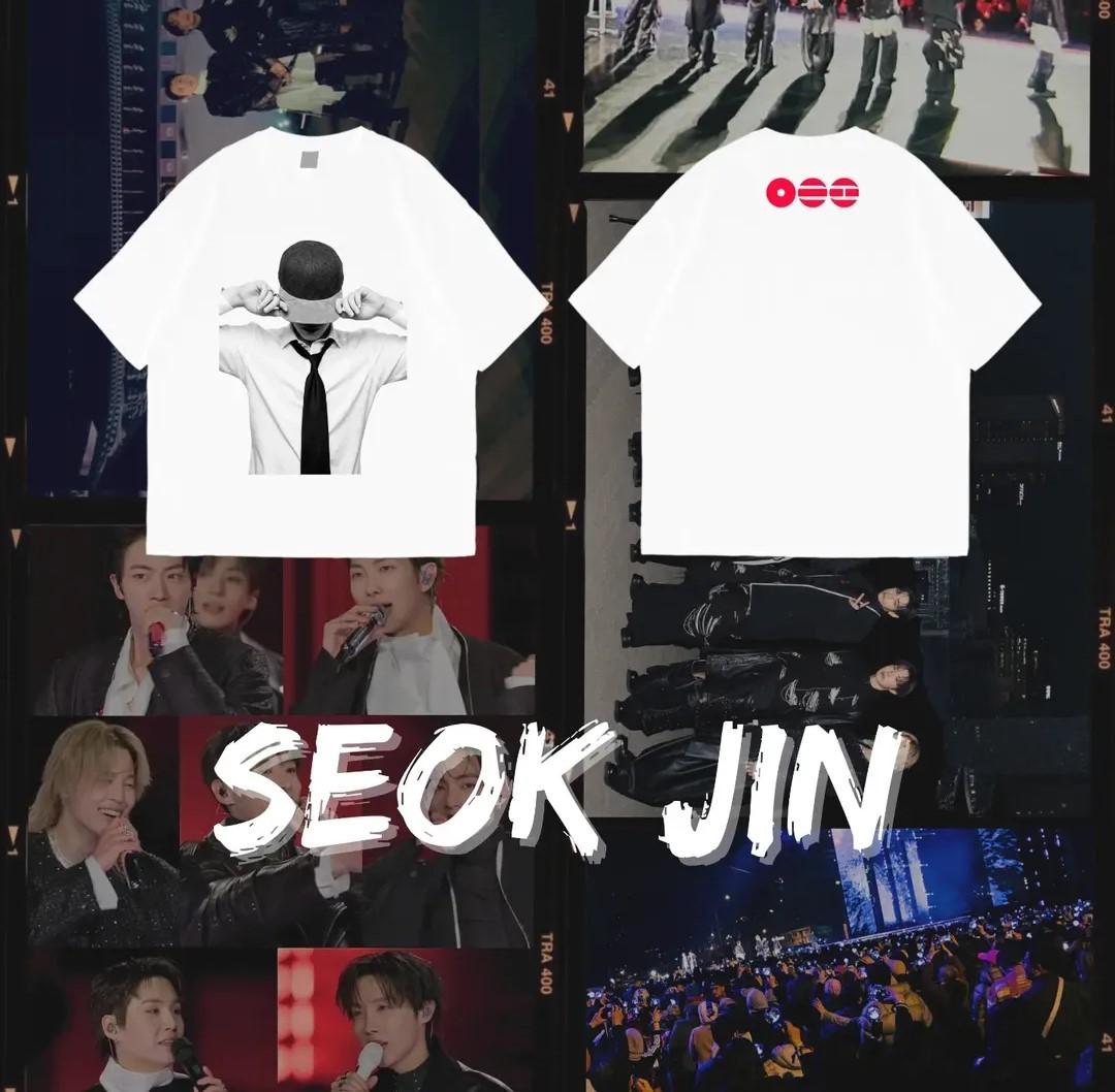 

BTS OT7 2026 ВОЗВРАЩЕНИЕ ФУТБОЛКА Женская Мужская Повседневная Хлопковая Футболка Оверсайз Y2k Повседневная С Коротким Рукавом Уличная Одежда Харадзюку Женская Одежда 4XL