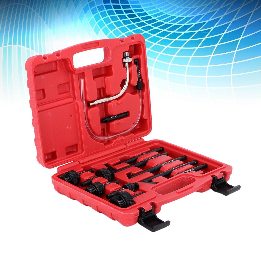 13PcsSet Oil Fill Adapter Transmission Fluid Oil Refilling Refill Connector Tool Kit