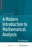 Bok A Modern Introduction To Mathematical Analysis
