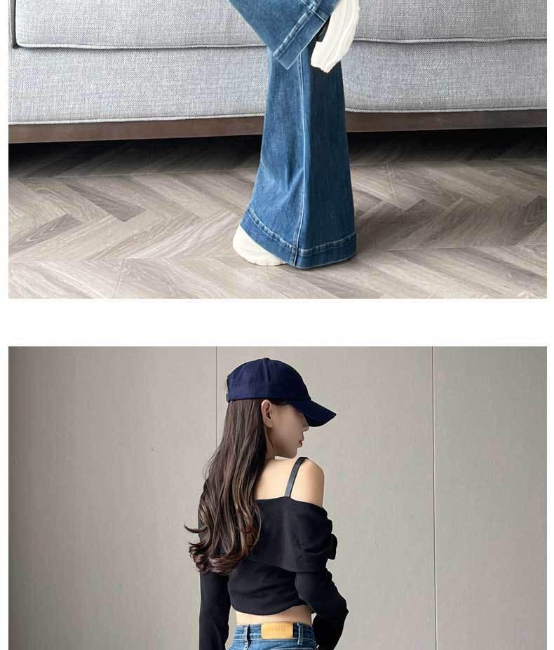 Women's 2025 Autumn Wide-Leg Bell Bottom Jeans for Pear-Shaped Figures