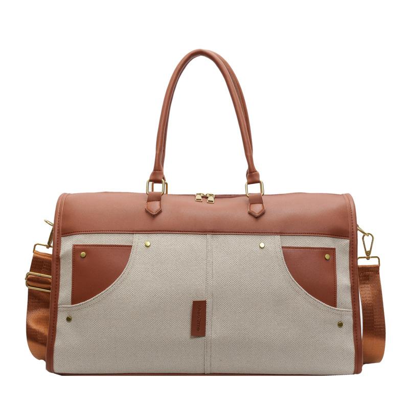 

Fashionable and Personalized Design Storage Bag for Going Out for Fun, Portable Travel Bag for Dry and Wet Separation, Water-proof and Simple Gym Bag коричневый