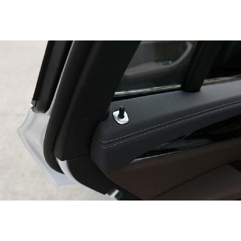 ABS Silver Inner Door Lock Down Bolt Ring Trim For BMW X3 G01 X4 G02 2018-