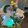 Anime Cell Figure LS Sixth Anniversary Goku Vs Buu Figure Vegeta Frieza Figurine Shenron Model PVC Doll Toys