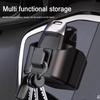With Hanging Hook Car Interior Storage Box Compact Dashboard Organizer Universal Fit