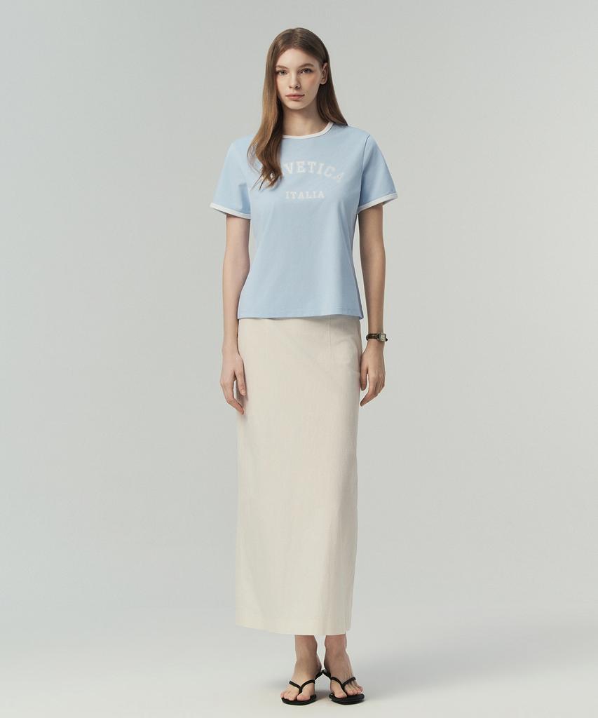 DUVETICA Chietti N (Light Sky Blue) (Women'S Short Sleeve T-Shirt)