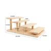 Display Riser Storage Organizer Cupcakes Holder Showcase Fixtures Wood Shelf Shelves for