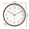 Silent Wall Clock Wooden Hanging Clocks Living Room Modern Luxury Quartz Watch Bedroom Creative Mechanical Watches Decorations