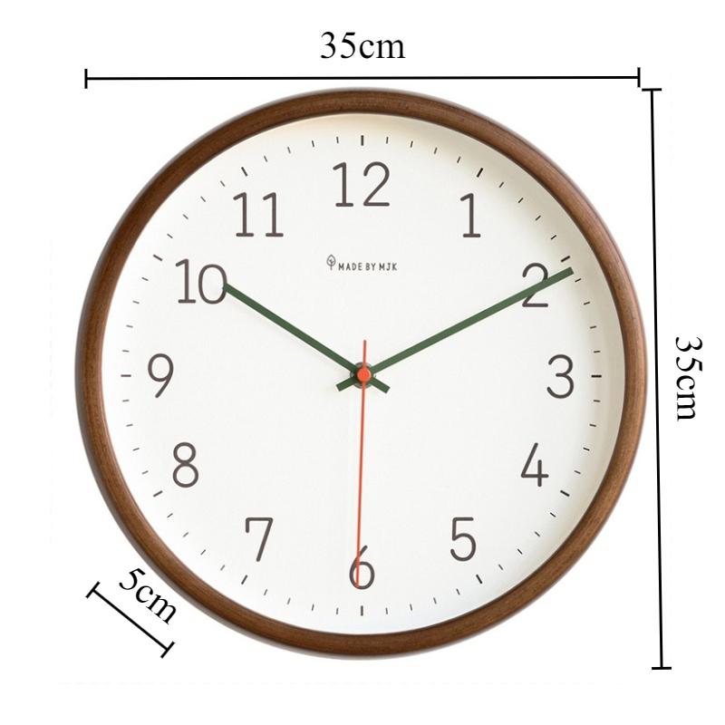 Silent Wall Clock Wooden Hanging Clocks Living Room Modern Luxury Quartz Watch Bedroom Creative Mechanical Watches Decorations