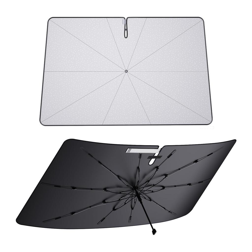 Coleya Car Sunshade for Suzuki Solio Front Sunshade Cover with Reinforced Glass Fiber Light UV Scratch Insulated Heatstroke High Temperature Car Easy