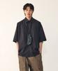 STUDIO TOMBOY [Men] Cotton Washed Two-Pocket Short Sleeve Shirt_Black 9156221315