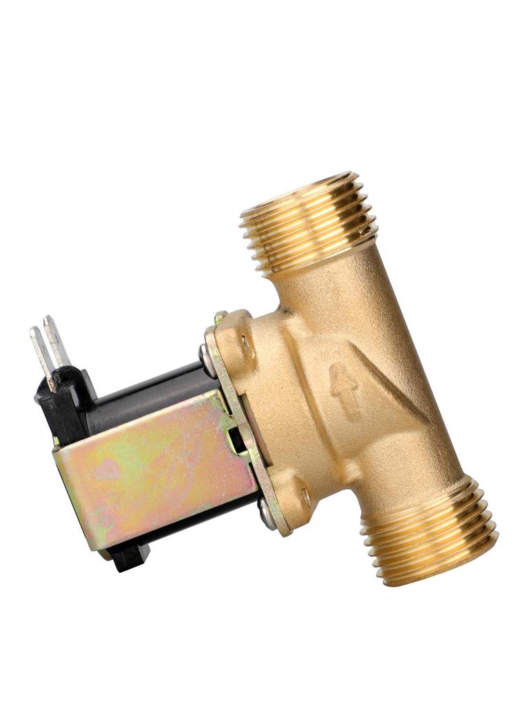 Hochtemperaturbeständiges Kupfer Edelstahl Magnetventil 12V/24V/220V für Wasser Ein- und Auslass