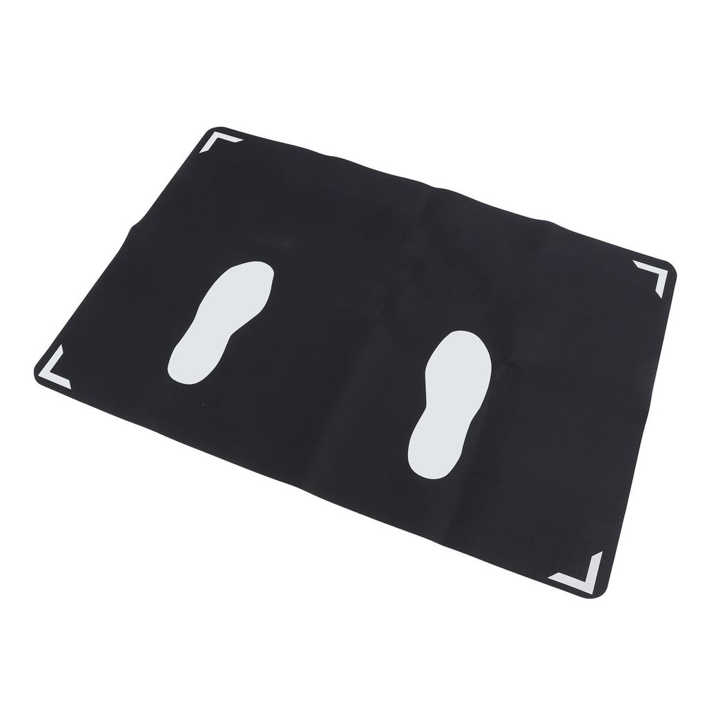 Baseball Hitting Mat with Toes Facing Rubber Improved Skills Baseball Batter Stance Practice Training Mat for Swing