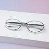 New sardines, glasses legs, sunglasses, European and American high-end fashion polarized glasses, oval sunglasses