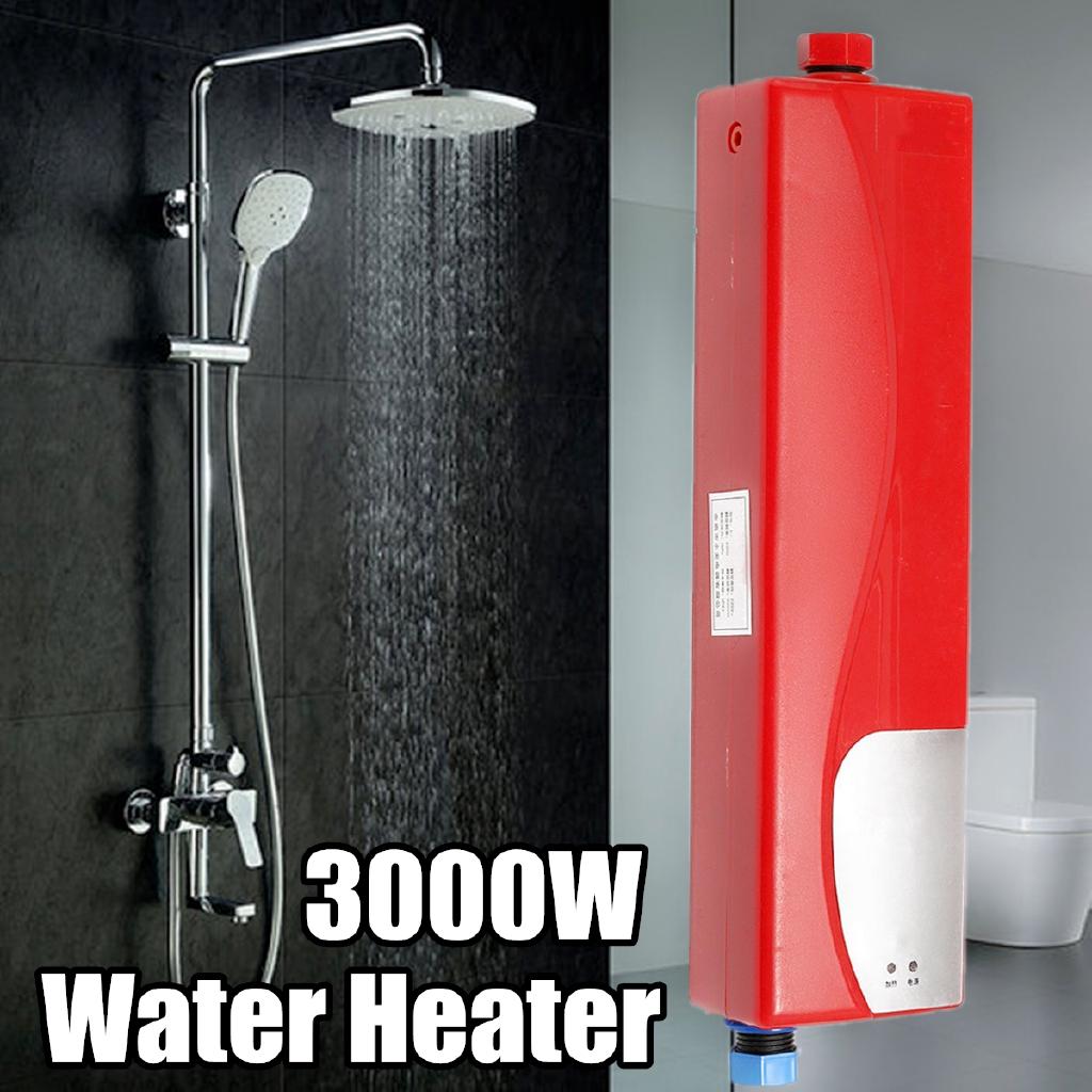 

Мини-водонагреватели LED IPX4 с быстрым нагревом 3 с Мгновенные водонагреватели Кухонный душ Для мытья посуды Еды Одежды 3000 Вт