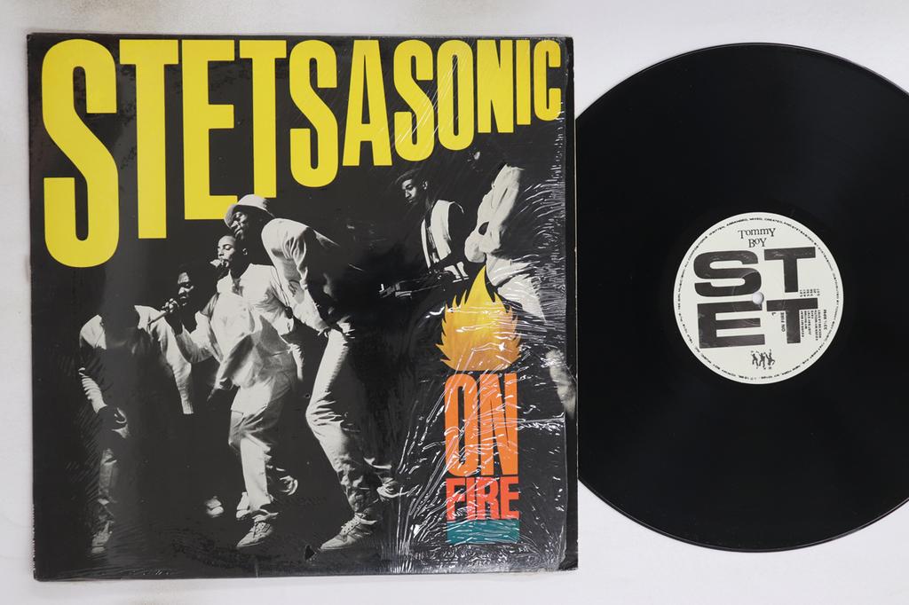 LP Record STETSASONIC - On Fire TBLP1012 TOMMY BOY 1986 US Rap & Hip-Hop/R&B Used
