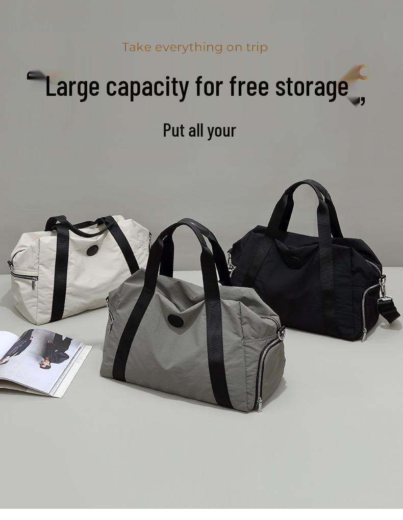 Lightweight Large-Capacity Travel and Sports Bag with Handheld and Crossbody Options for Short Trips and Commuting
