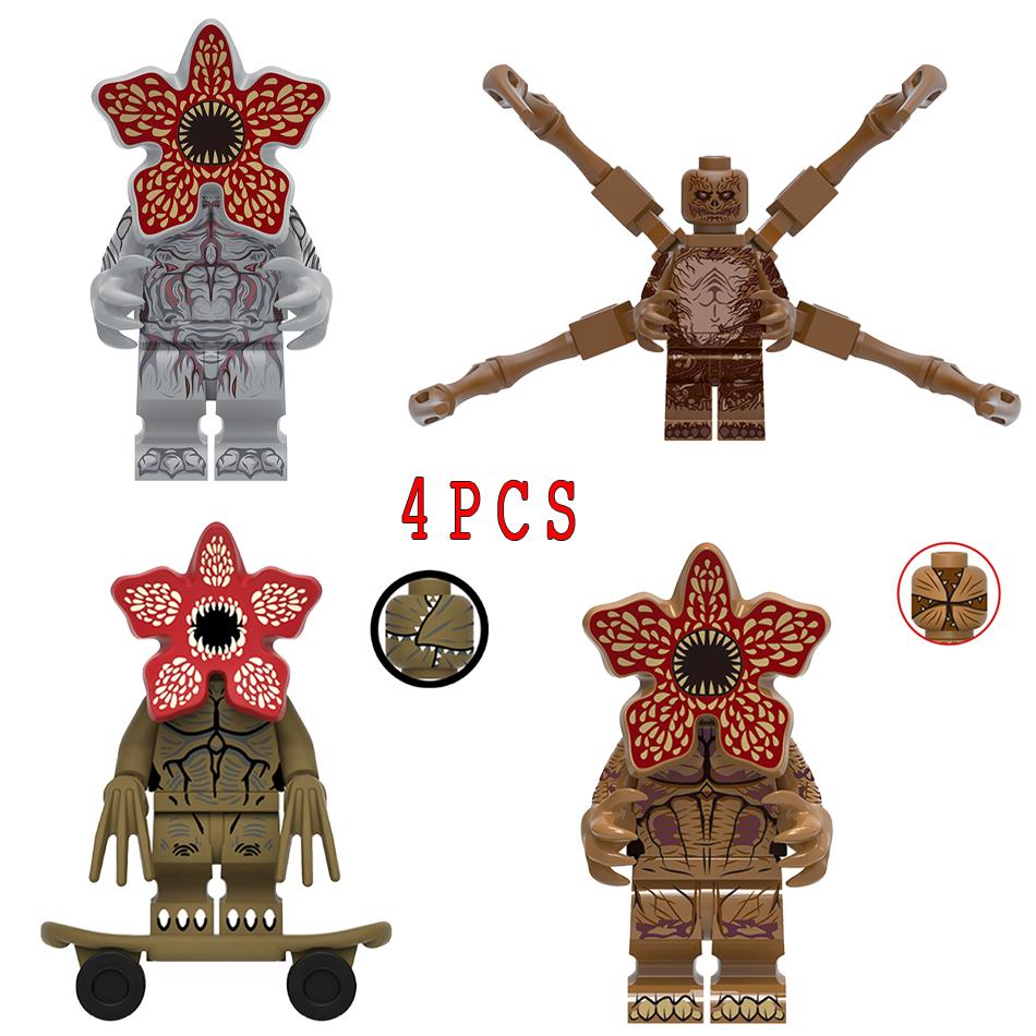 Stranger The Horrible Movieman-eating Flower Eleven Model Figure Blocks Building Bricks Playthings Designed For Children Birth Date Present